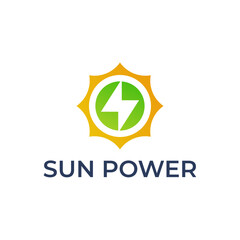 SUN POWER MODERN LOGO DESIGN