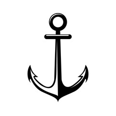Anchor icon vector suitable for logo