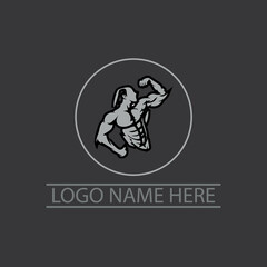 fitness logo vector symbol icon