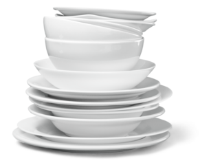 Stack of Dishes and Bowls