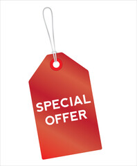 Designed sale tag for the all offers