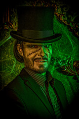 scary mysterious man
