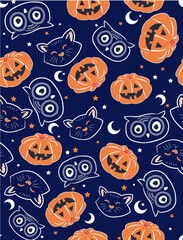 halloween pattern background
