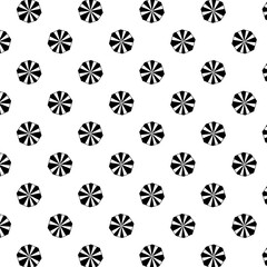 Hexagon seamless pattern on white background. monochrome pattern