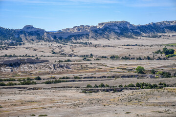 Rock formation, Scotts Bluff National Monument, Gering, Nebraska