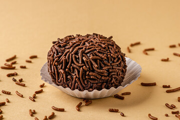BRIGADEIRO: one of the most typical sweets of Brazilian cuisine based on chocolate and condensed milk