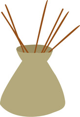 HYGGE CANDLE, Comfort, relaxation, Scented candle, aromatic sticks, fragrant