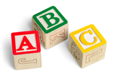 ABC Blocks Isolated