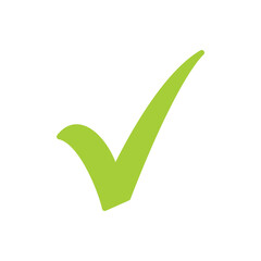 green check mark icon symbol