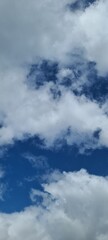 blue sky with clouds