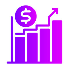 graph with dollar