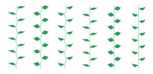 set design elements 6 .Collection of frame leaf and tree vector