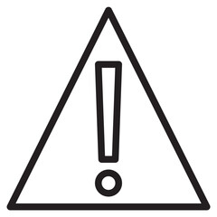 Danger outline style icon