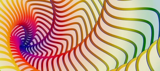 Colorful flowing liquid thermal waves abstract background