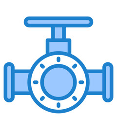 Valve blue style icon