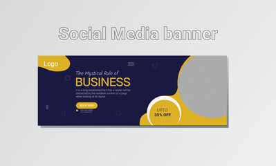 Social media unique design template