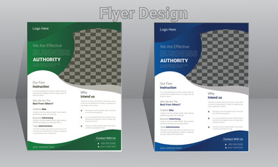 corporate modern creative digital flyer 