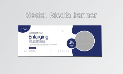 profession social media  vector graphics template