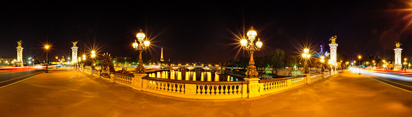 Brücke in Paris - Panorama