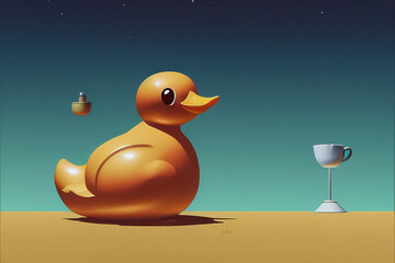 rubber duck surrealist