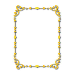 Frame, in the style of an ornament, Vector illustration eps 10, Art.	