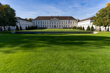 Fototapeta na wymiar Bellevue Palace Residence of the Federal President of Germany in Berlin