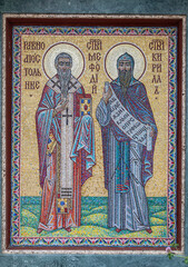 St. Cyril and St. Methodius. Mosaic