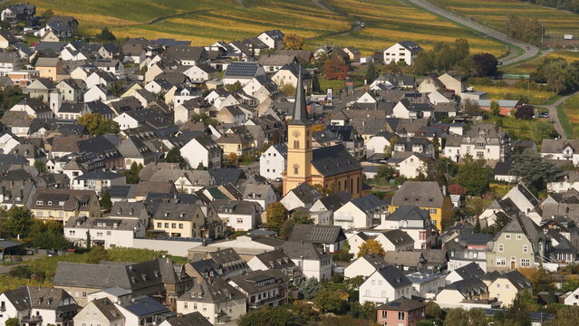 Der Ortskern Trittenheim
