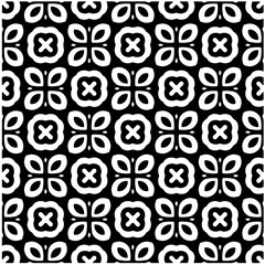 Design seamless monochrome geometric pattern. Abstract background. Vector art.Perfect for site backdrop, wrapping paper, wallpaper, textile and surface design. 
