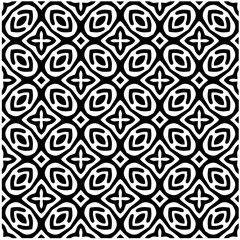 Design seamless monochrome geometric pattern. Abstract background. Vector art.Perfect for site backdrop, wrapping paper, wallpaper, textile and surface design. 
