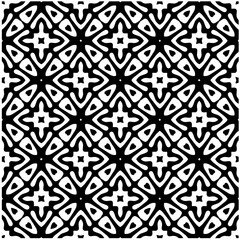 Fototapeta na wymiar Design seamless monochrome geometric pattern. Abstract background. Vector art.Perfect for site backdrop, wrapping paper, wallpaper, textile and surface design. 
