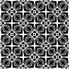 Design seamless monochrome geometric pattern. Abstract background. Vector art.Perfect for site backdrop, wrapping paper, wallpaper, textile and surface design. 