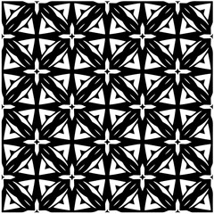 Design seamless monochrome geometric pattern. Abstract background. Vector art.Perfect for site backdrop, wrapping paper, wallpaper, textile and surface design. 