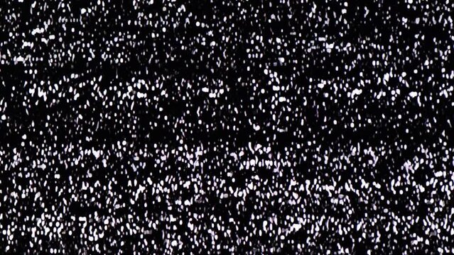 TV Static Noise Glitch Effect &ndash; Original Video from a vintage Television