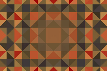 Obraz premium Multicolored background. A mosaic of small triangles. Pixel texture, pattern.