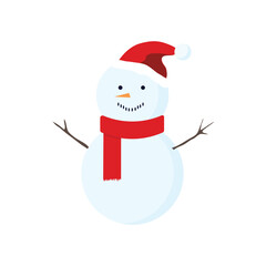 Christmas Snowman illustration