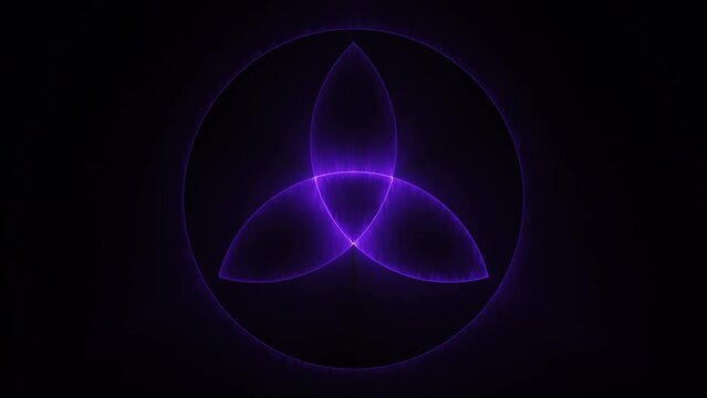 Abstract celtic triqetra