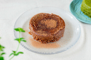 オートミールで作るチョコのプチケーキ