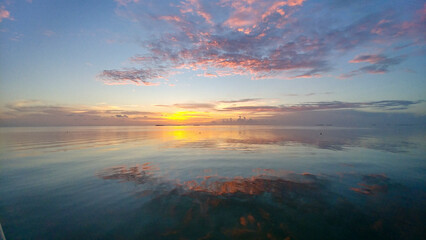 Fototapeta premium Reflected Sunset