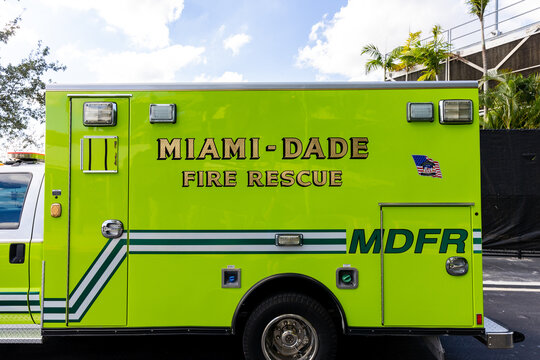 Miami-Dade Fire Rescue vehicle