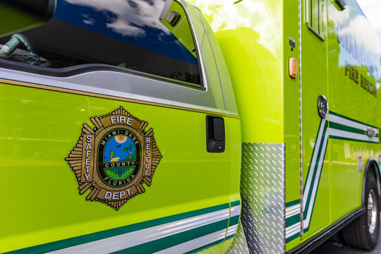 Miami-Dade Fire Rescue vehicle