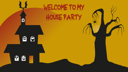 Happy Halloween. Welcome to my house party.