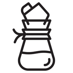 Coffee maker outline style icon
