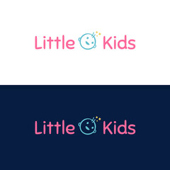 Simple baby kids logo
