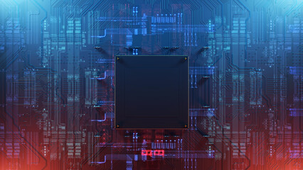 Technology background printed circuit board. Technology background of the abstract computer motherboard, can be used in the description of technological processes, science, education. 
