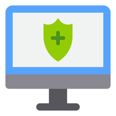 Fototapeta premium Protect flat style icon