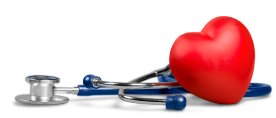 Stethoscope heart care heart shaped medical exam heart-shaped heart symbol