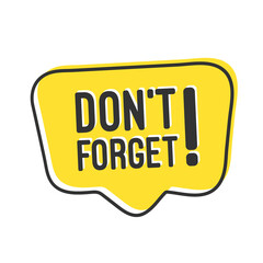Don't forget speech bubble.
