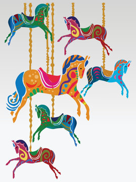 Merry Go Round Horse