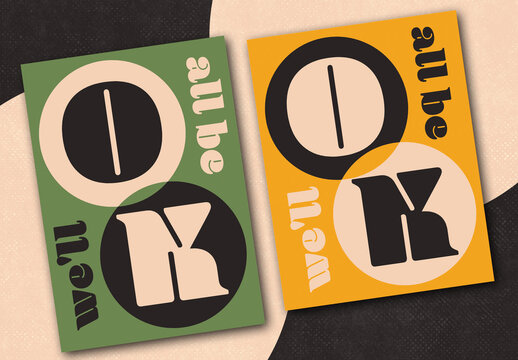 Stylish Typography Based Poster Layout